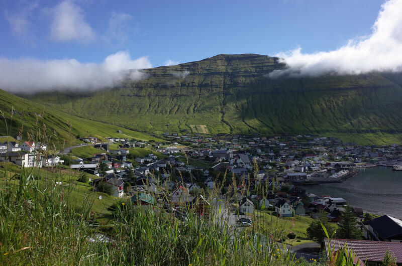 Overview of Fuglafjørður