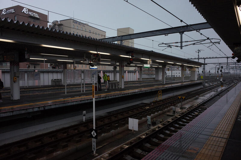 A platform at the Nara Railway Station
