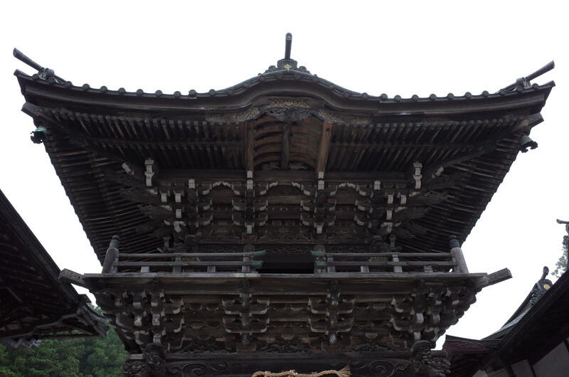 A temple roof